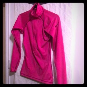 Half zip Nike drift pink